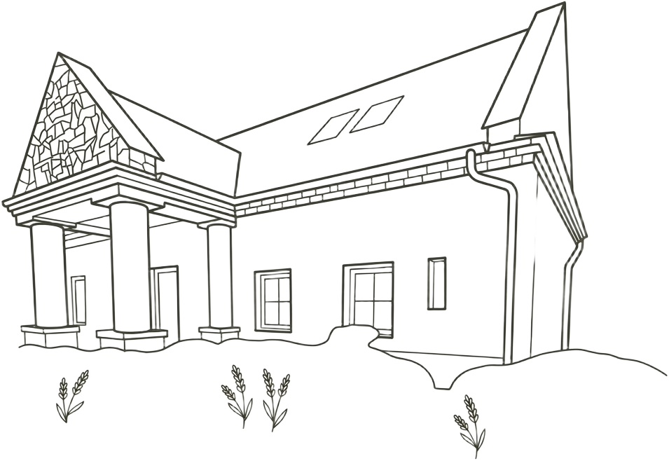 Kő-Villa épület illusztráció